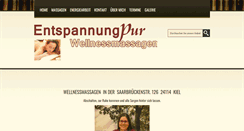 Desktop Screenshot of entspannung-pur.net